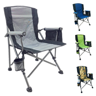 Stuhl-Strand-Stuhl des Quadrat-3C kampierender im Freien mit Becherhalter-Armlehne 130kg