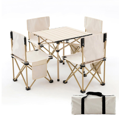 Aluminium50kgs klapptisch und Stuhl-Satz-Campingtisch eingestellt mit Stühlen