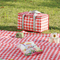 Mittagessen-Taschen-Picknick des Aluminiumfilm-25L kampierendes, das große Isolierextrakühltaschen faltet