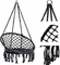 80 x 60cm Seil-kampierender Hängematten-Makramee-Schwingen-faltbarer Hängematten-Stuhl im Freien