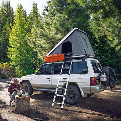 Falten-Auto-Zelt-kampierendes Schutz SUVs 4 der Aluminiumlegierungs-75kg Personen-Dach-Spitzenzelt